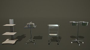Medical coasters tables PBR