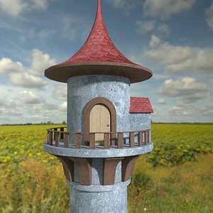 fairy tower 3D model