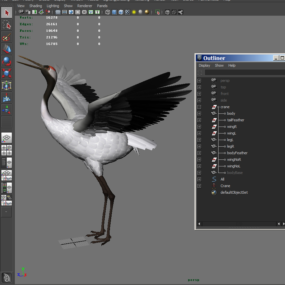 3d model crane