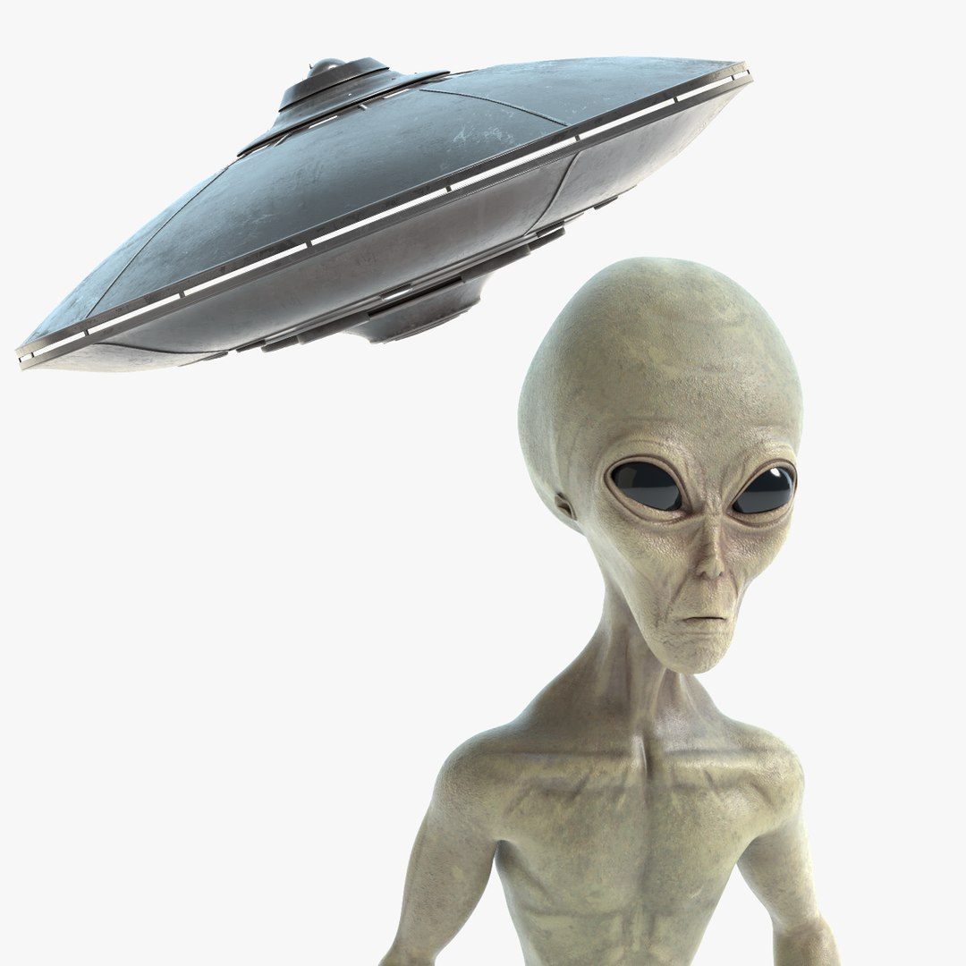 エイリアンとUFOのセット3Dモデル - TurboSquid 2031430