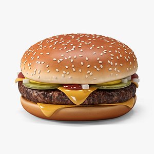 3D quarter pounder
