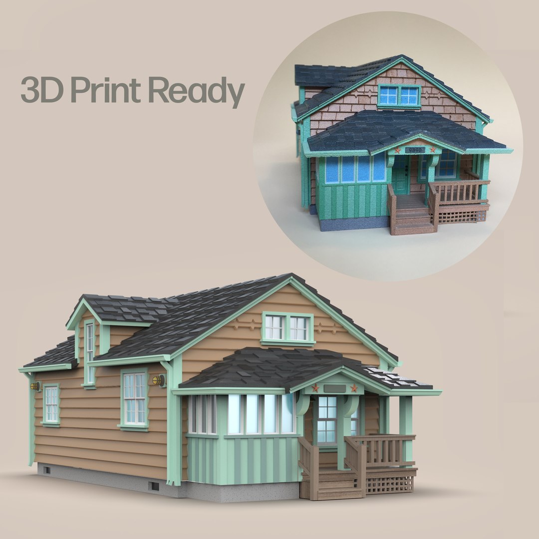 3D Beach House 3D Print File - TurboSquid 2214132