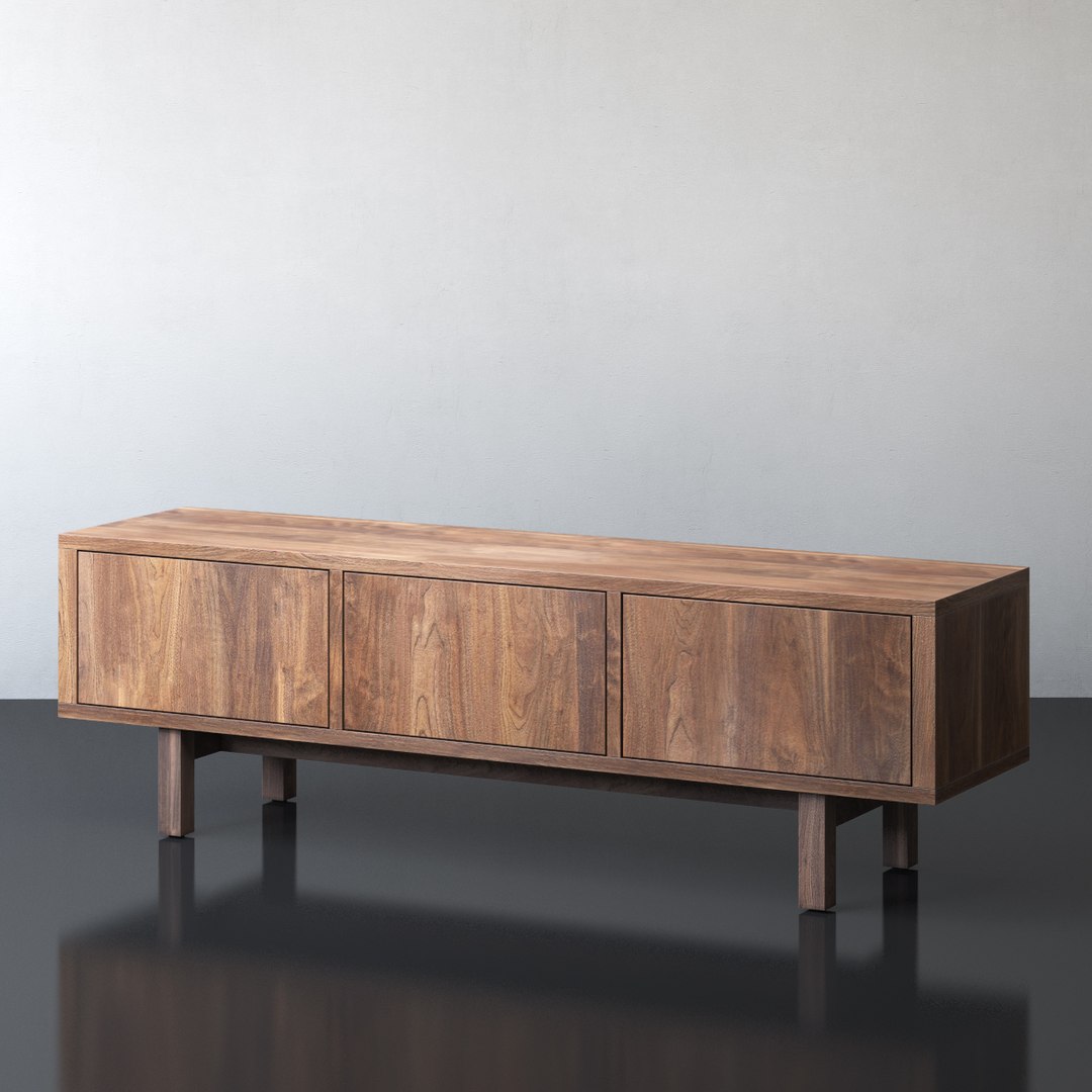 Ikea Stockholm Tv Unit 3D Model TurboSquid 1552135