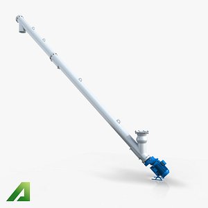 3d model of screw conveyor