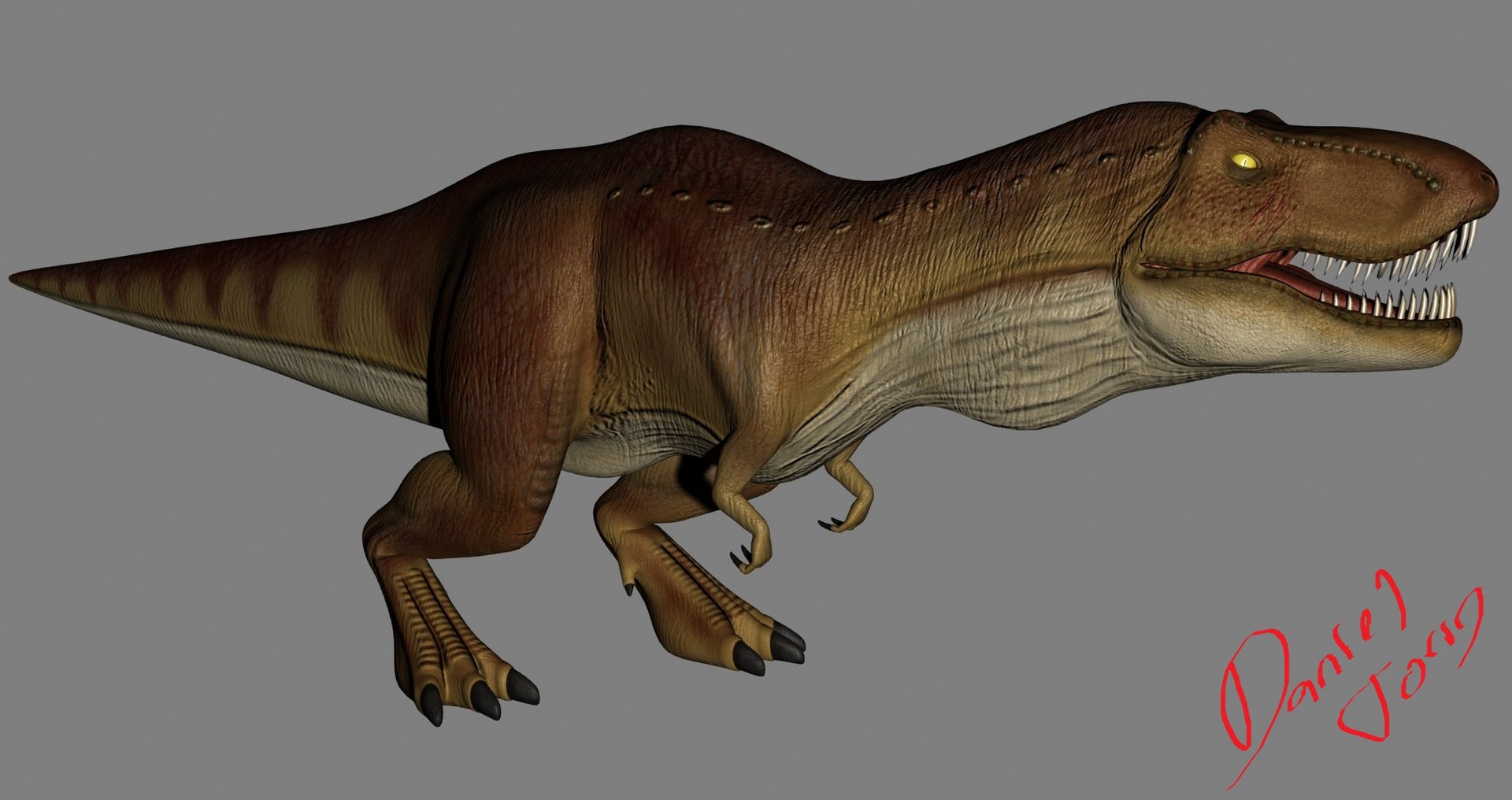 Rex T-rex 3d Max