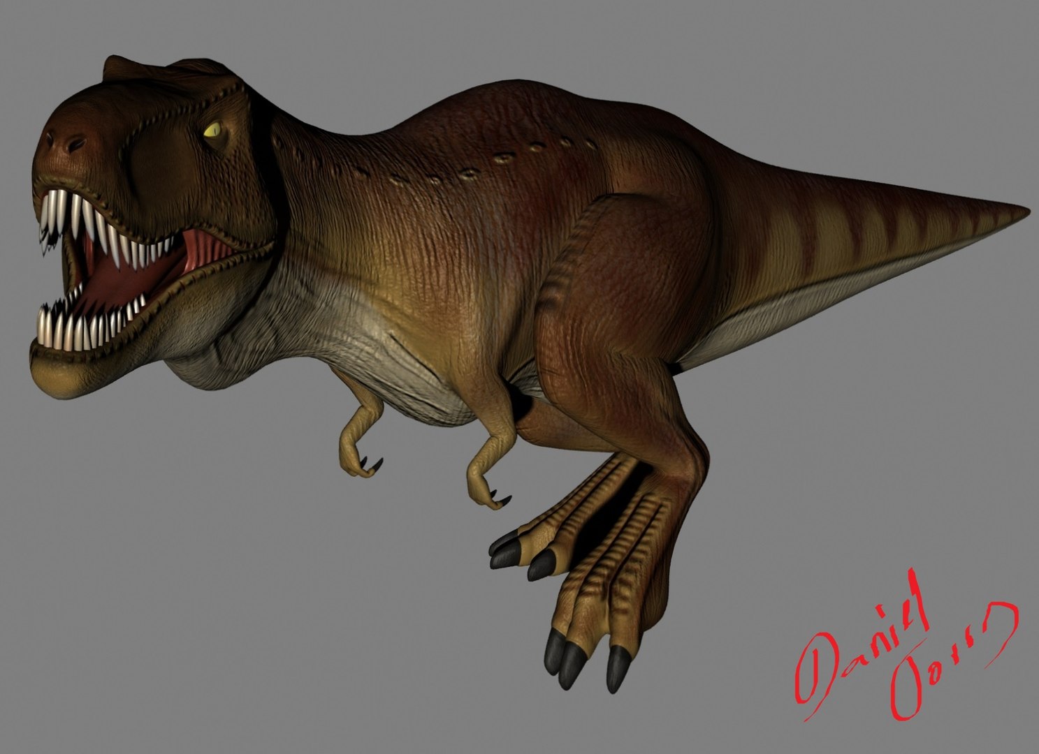 Rex T-rex 3d Max