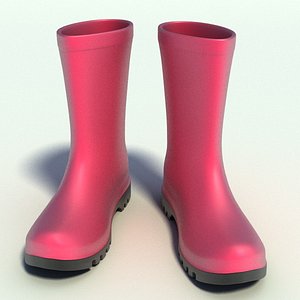 Pink Wellington Boots