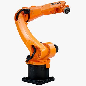 Industrial Robot Kuka KR10 Rigged PBR