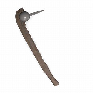 3d model of indian weapon
