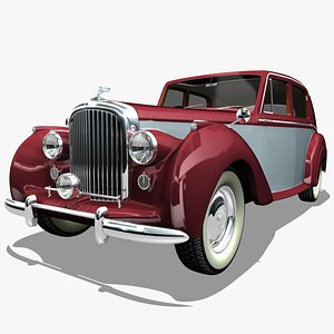 3d realistic bentley mark vi model