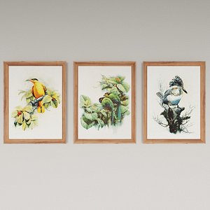 paintings chinese artist zeng 3D model