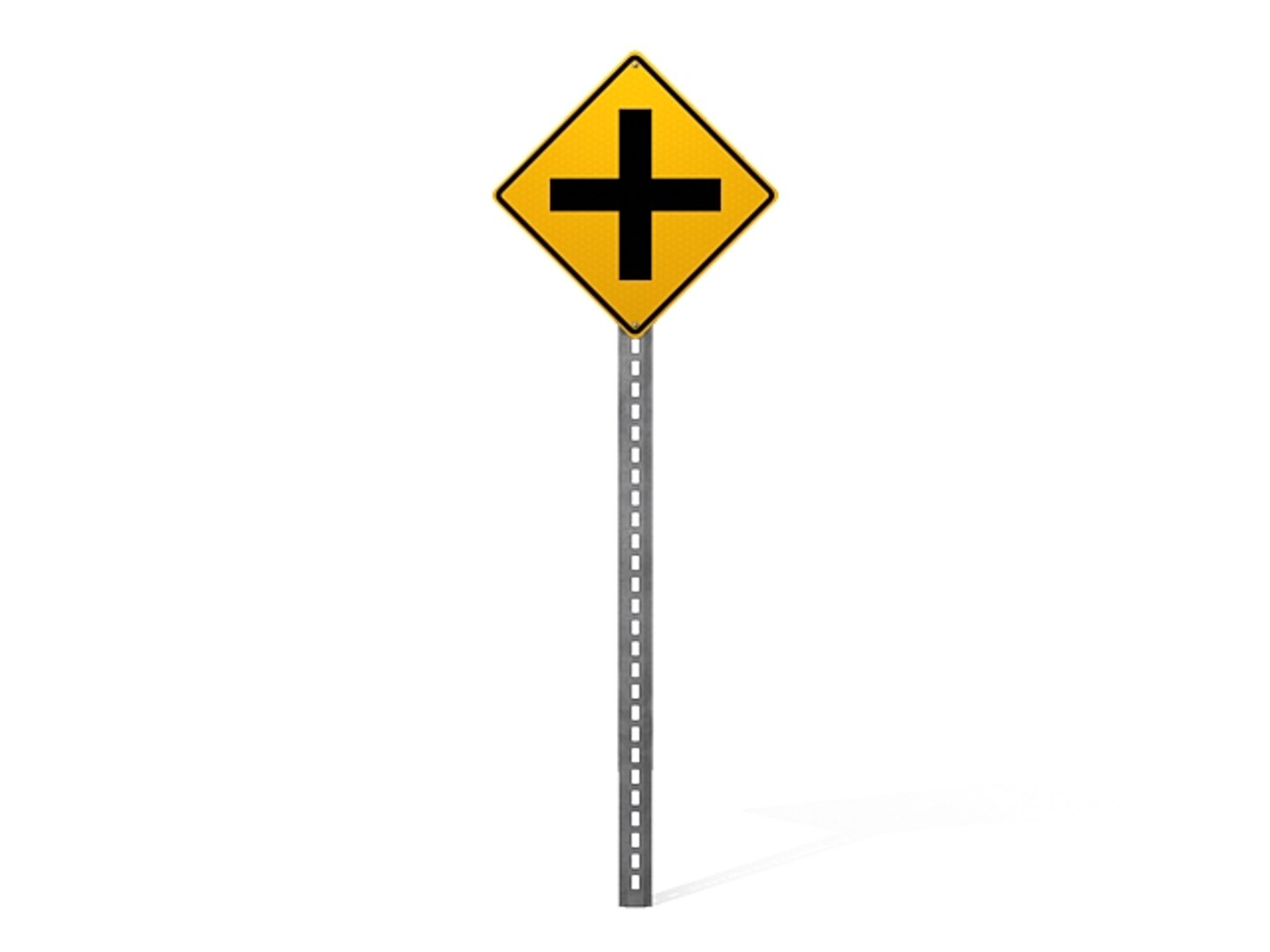 simple road sign 3d max