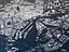Amsterdam City und Suburbs Skyline Cityscape Map Geländerelief