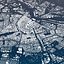Amsterdam City und Suburbs Skyline Cityscape Map Geländerelief