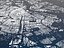 Amsterdam City und Suburbs Skyline Cityscape Map Geländerelief