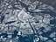 Amsterdam City und Suburbs Skyline Cityscape Map Geländerelief