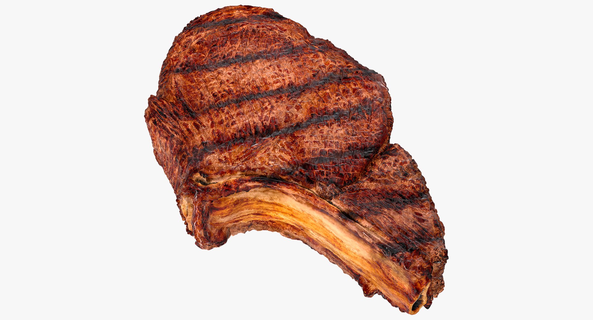 Roasted Rib Eye Steak 3D model preview