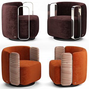 armchair chair 3D