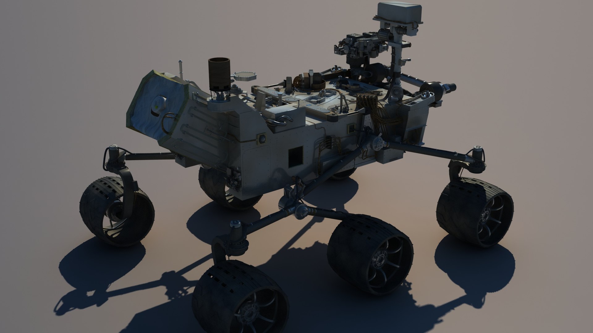 3d Model Mars Rover