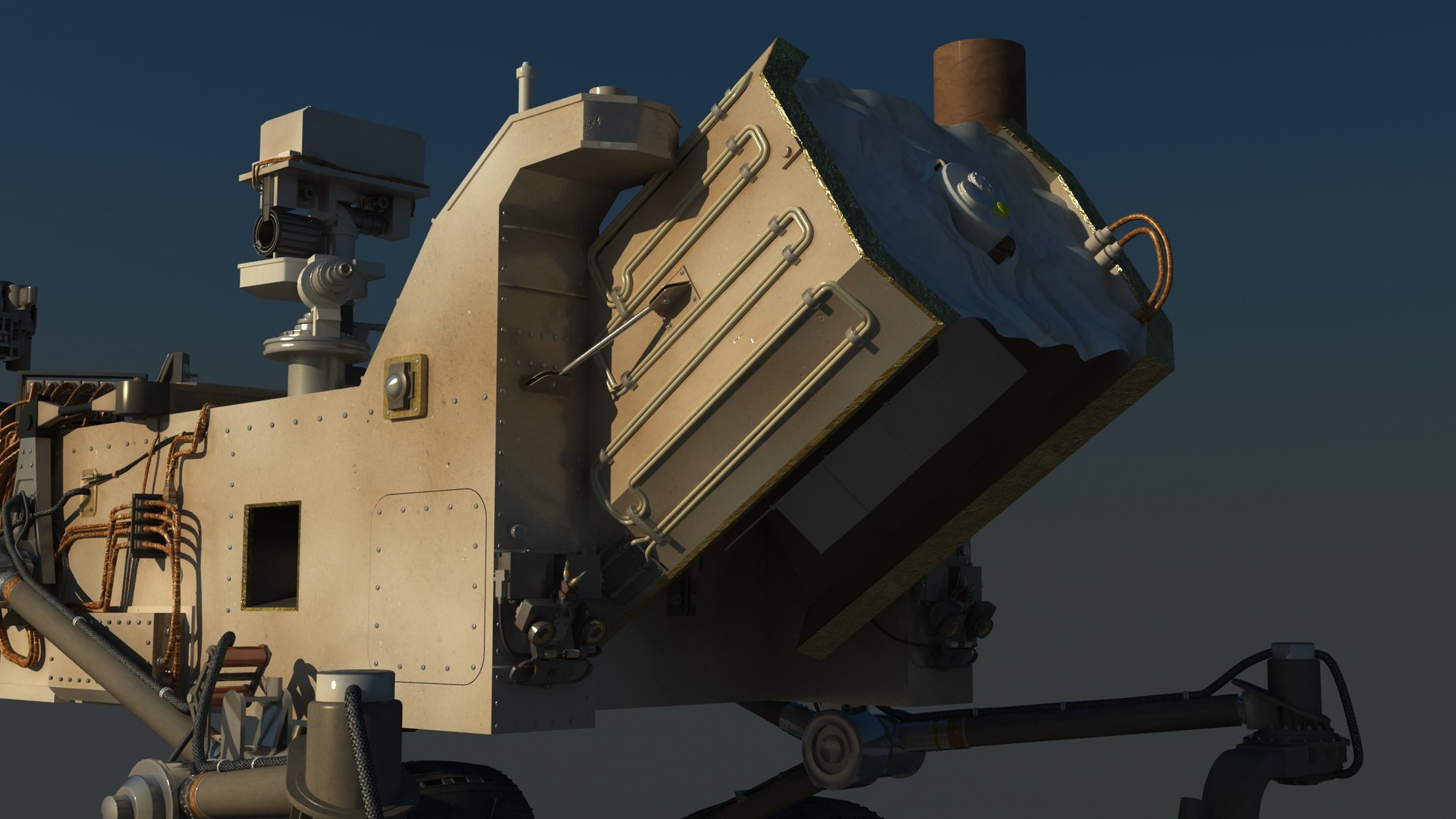 3d Model Mars Rover
