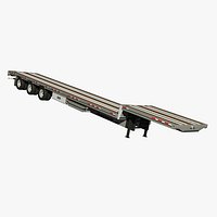 Benson drop deck tridem trailer