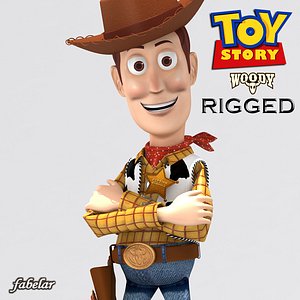 3d woody rigged model