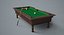 billiard set 3d obj