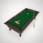billiard set 3d obj