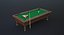 billiard set 3d obj