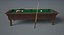 billiard set 3d obj