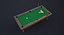 billiard set 3d obj