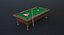 billiard set 3d obj