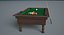billiard set 3d obj