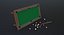 billiard set 3d obj