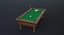 billiard set 3d obj