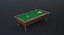 billiard set 3d obj
