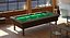 billiard set 3d obj