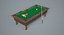 billiard set 3d obj