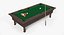 billiard set 3d obj