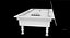 billiard set 3d obj