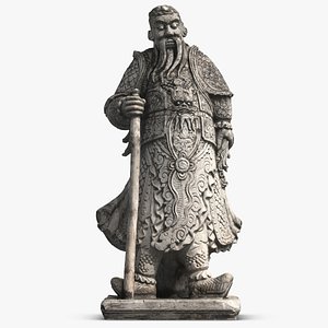 sculpture thai guardian 3D model