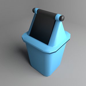 3D waste container 7 model