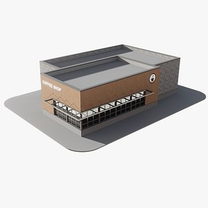 3D coffee shop model