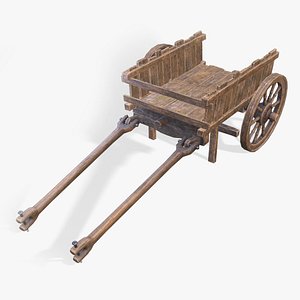 3D Medieval Cart 4 model