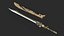 Magic Close Combat Cold-Weapon Golden Great Sword