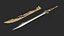 Magic Close Combat Cold-Weapon Golden Great Sword