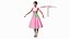 Asian Women Wearing Summer Dress Rigged for Cinema 4D