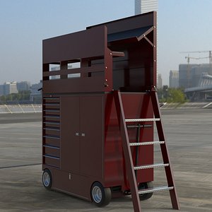 Pitlane Cart 2 3D model