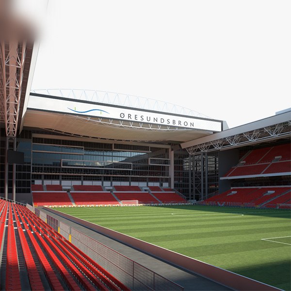 Parken stadium 3D model TurboSquid 1426679