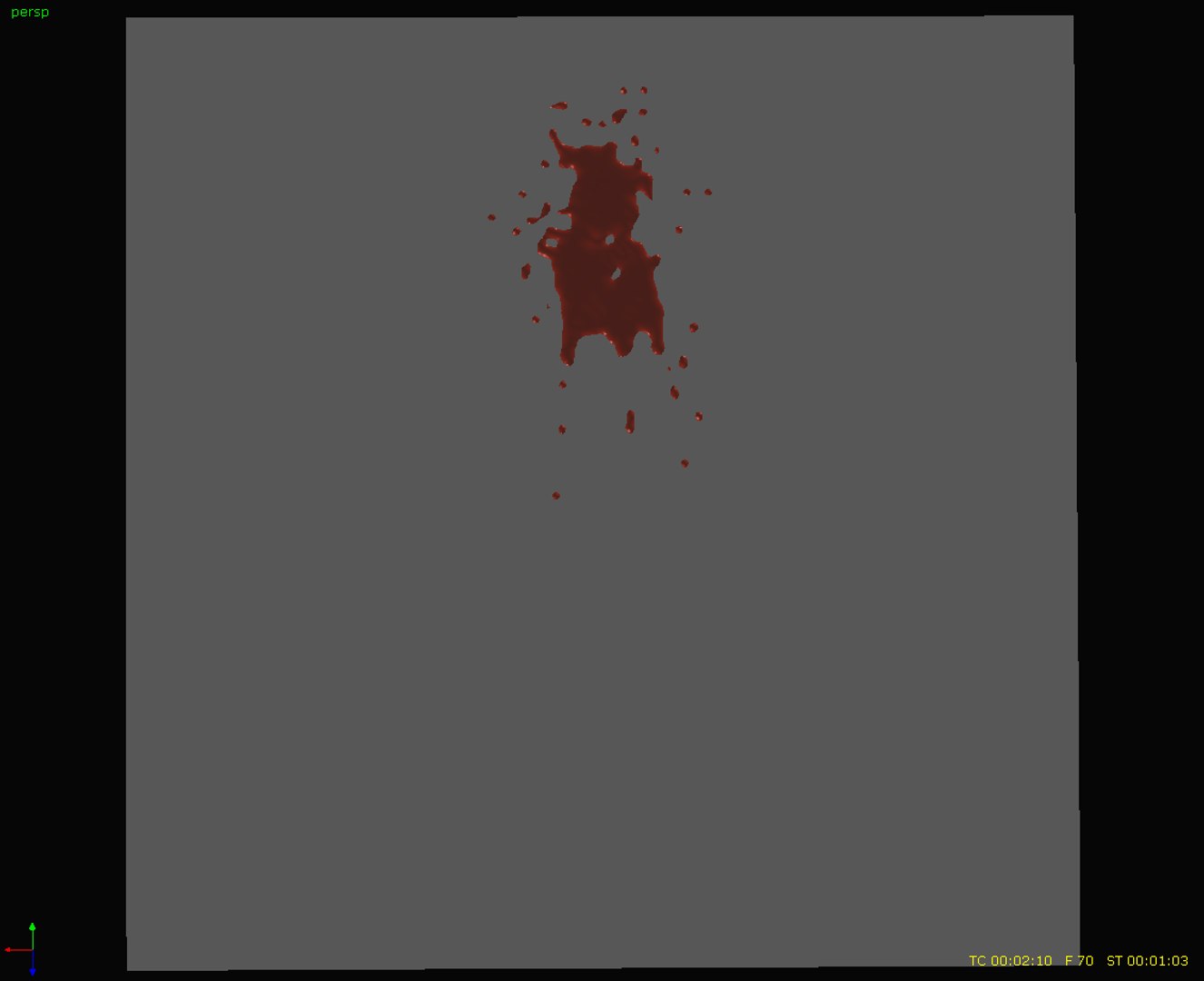 Splats Blood 3d Obj